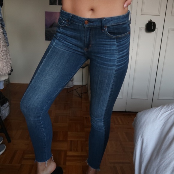 Abercrombie & Fitch Pants - Abercrombie jeans with raw hem at the bottom